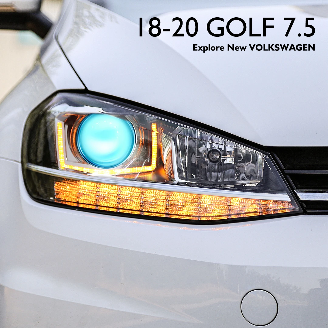 飛赫中创高尔夫7.5车灯升级专用定制方案（左右一套包安装）