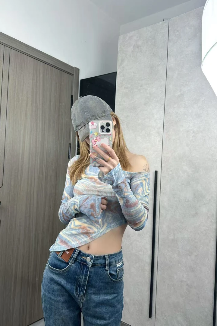 【开播福利301-400】2025新款显瘦百搭美式上衣辣妹小众设计夏季秋