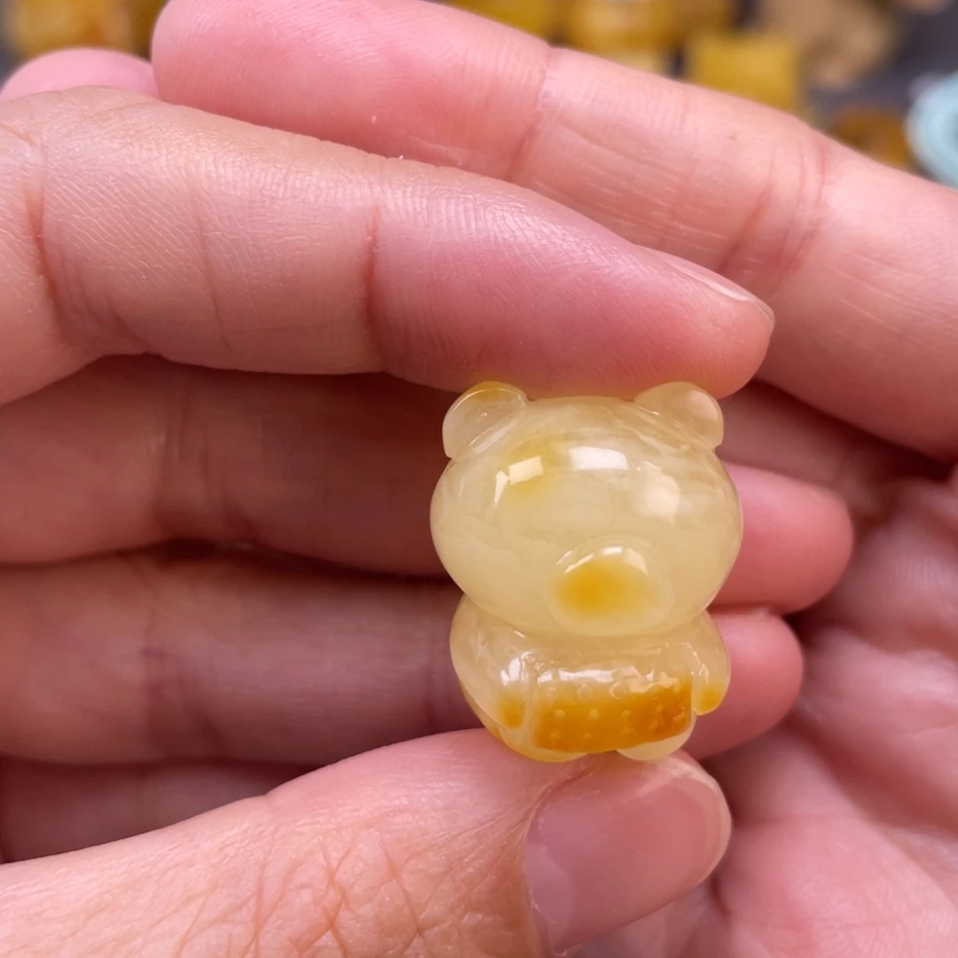 裸石琥珀未镶嵌 蜜蜡