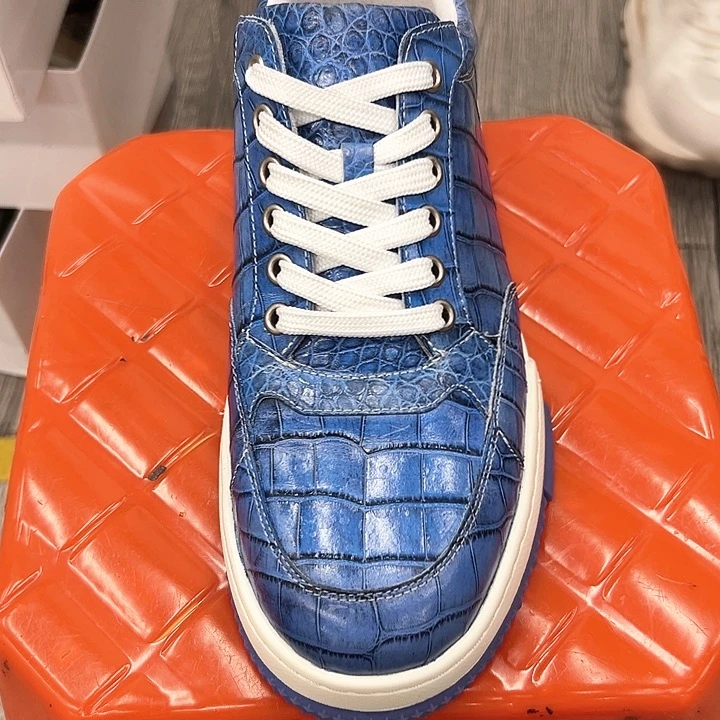 快****织物蓝气垫板鞋42码