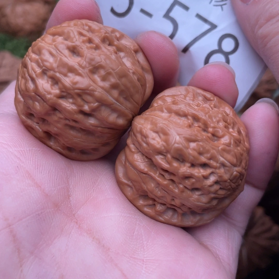 文玩核桃把件无修铁锤36