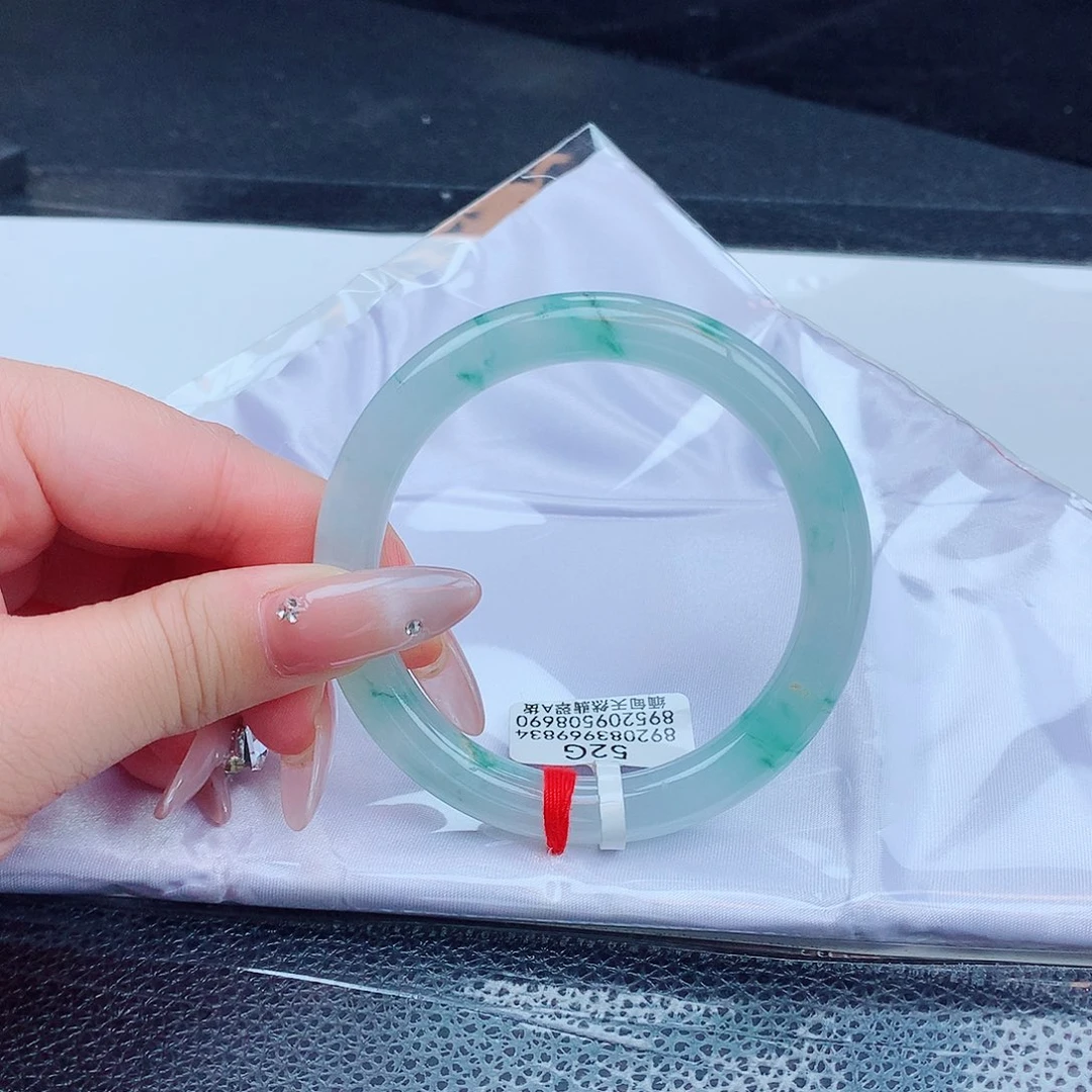 翡翠手镯未镶嵌天然缅甸翡翠A货手镯
