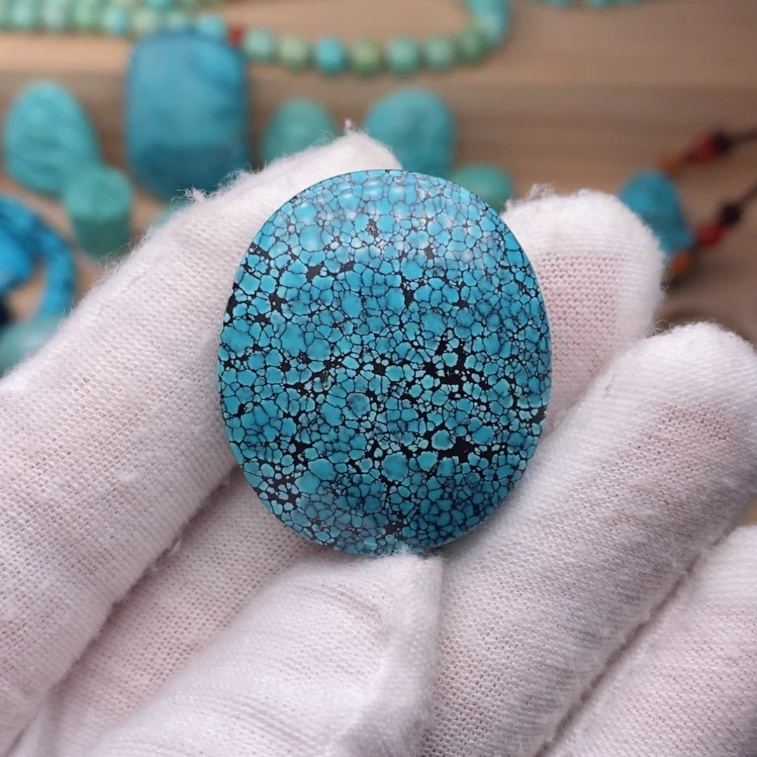 绿松石未镶嵌挂件