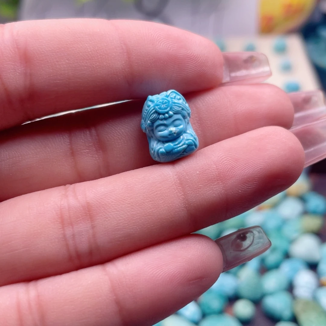 绿松石未镶嵌吊坠(不含链)
