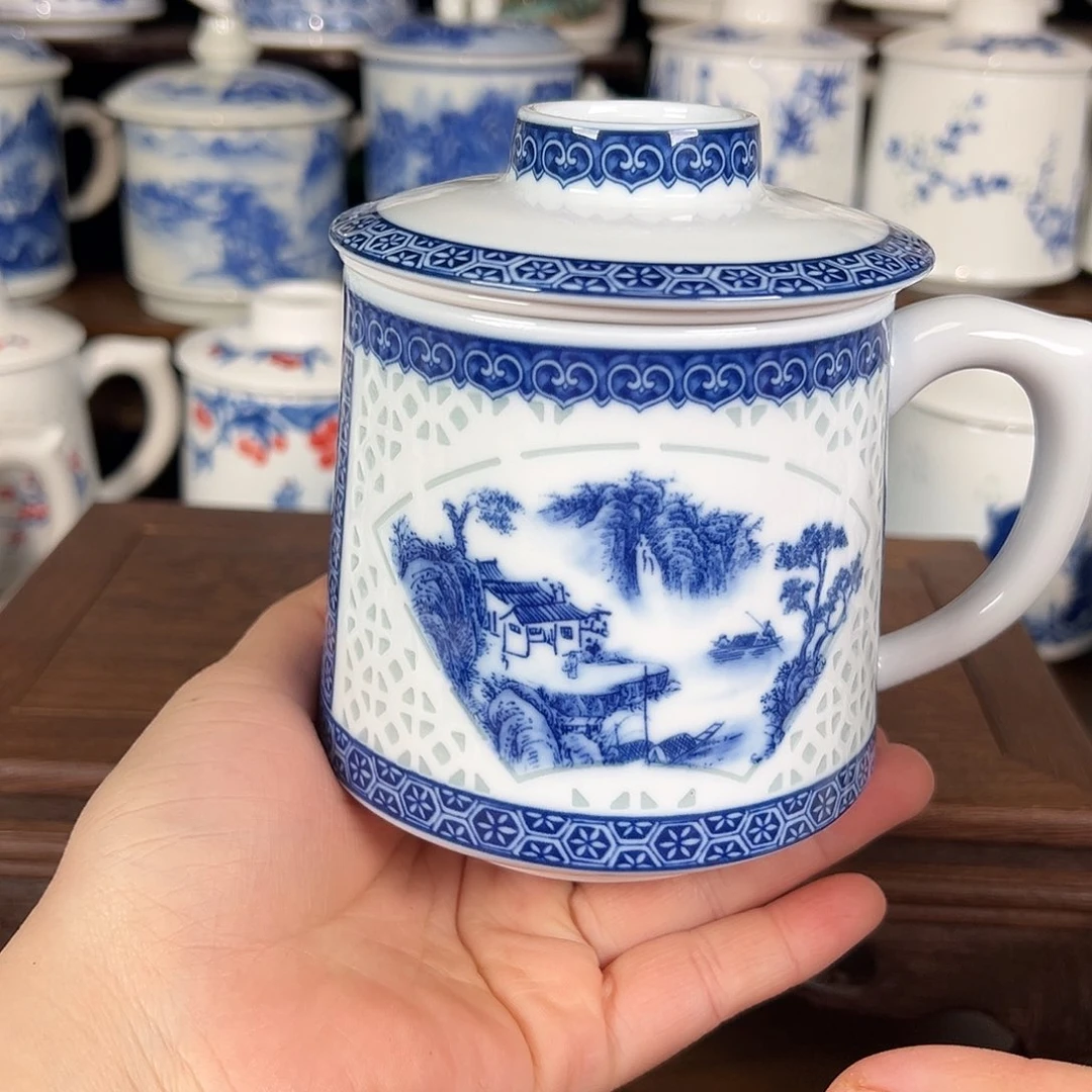 景德镇高温陶瓷办公杯