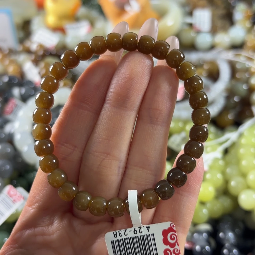 和田玉未镶嵌手串220