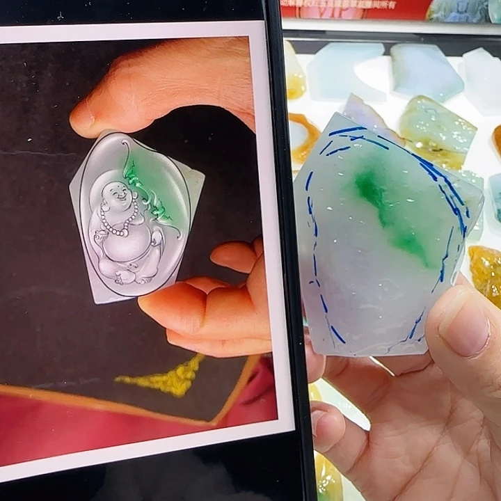 定制翡翠未镶嵌翡翠定制