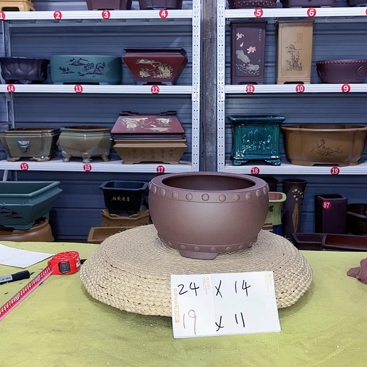 紫砂花盆宜兴紫砂厂