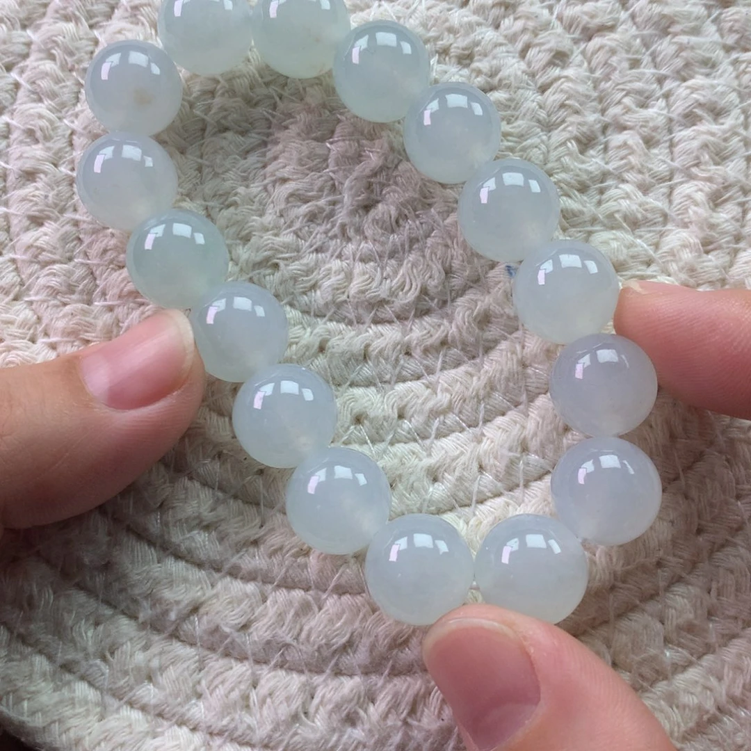 翡翠未镶嵌颈饰天然翡翠卡12手串定金