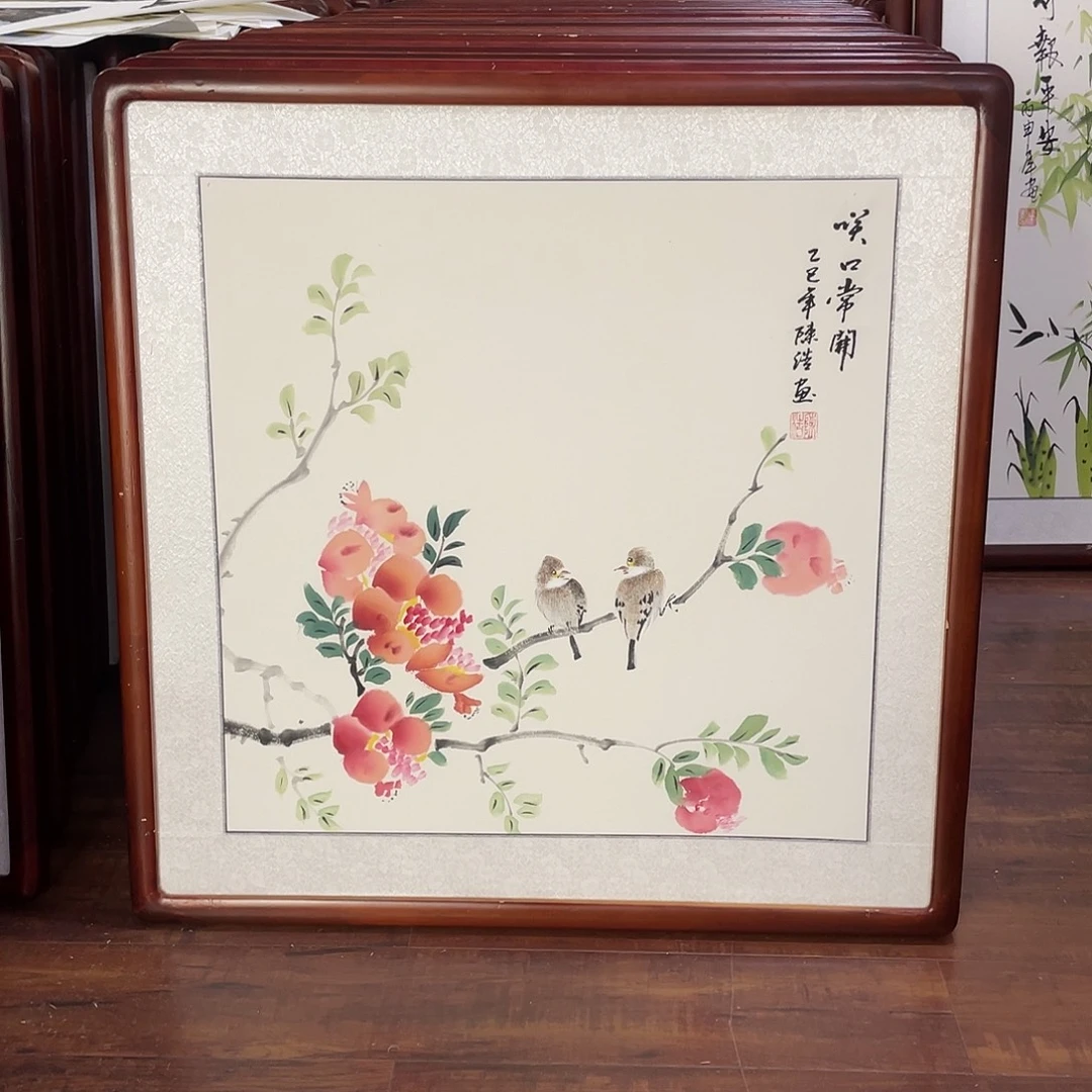 国画带框尺寸63*63厘米