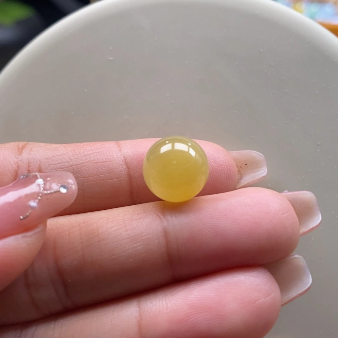 翡翠吊坠(不含链)未镶嵌翡翠冰黄珠卡12.3