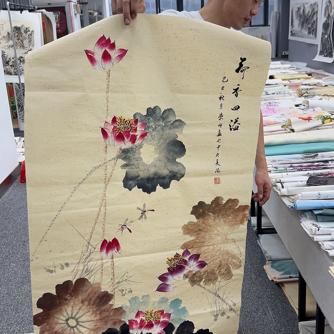 国画纯手绘字画宣纸