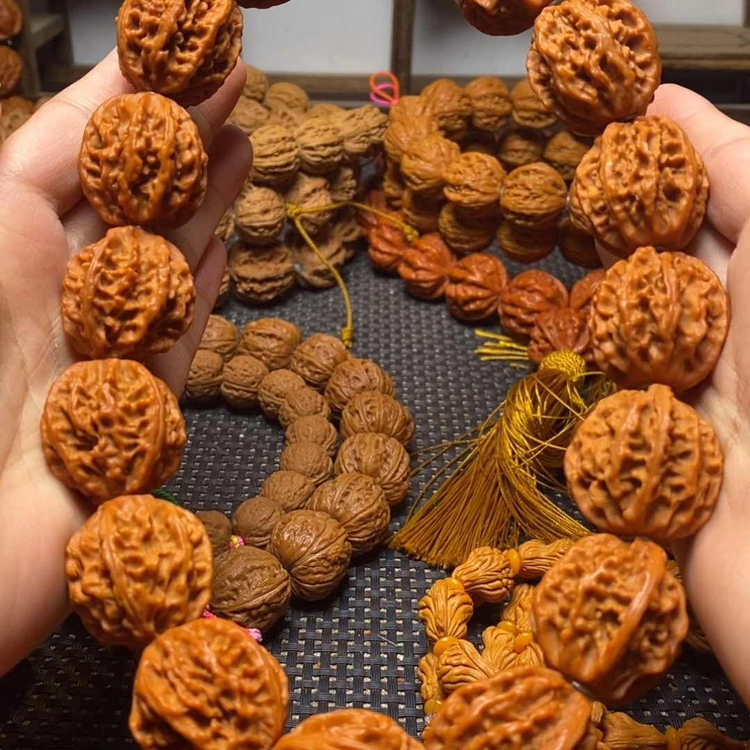 手串文玩核桃粗筋麻花八棱手持