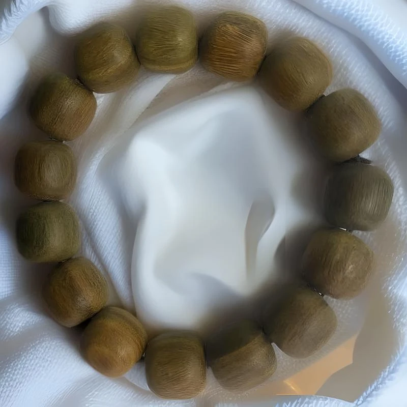 1.5绿檀老邢珠手串【295】