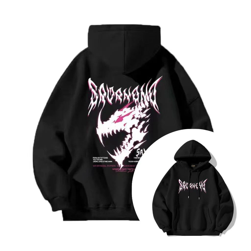 秋冬必备潮流美式ins复古连帽卫衣2025正见直播号直播间男孩