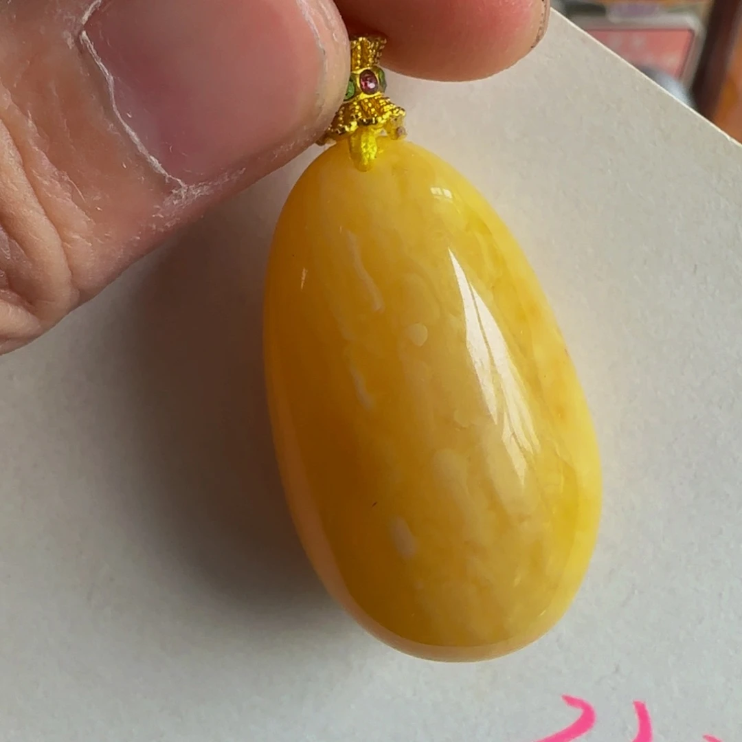 蜜蜡颈饰未镶嵌老坑