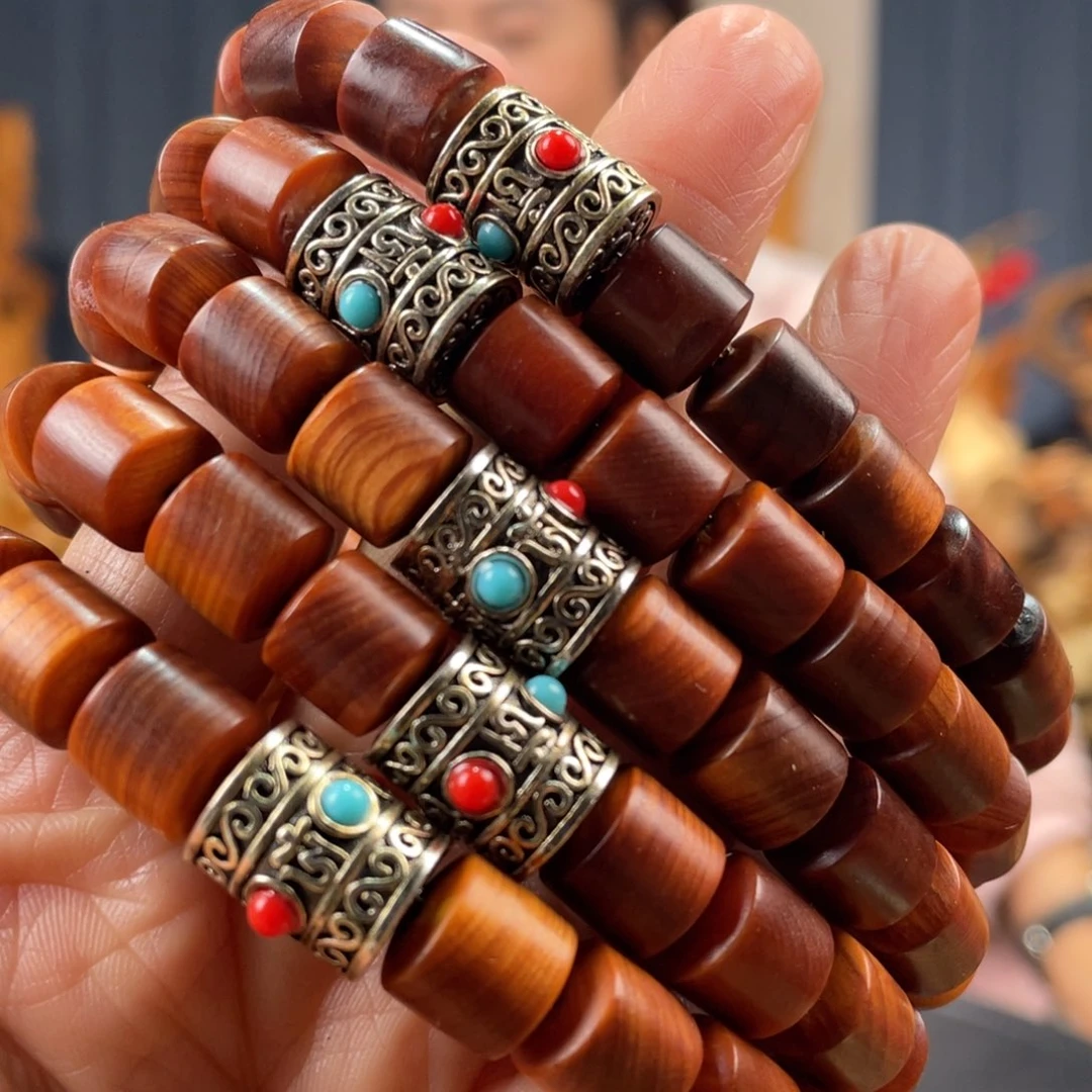 柏木（崖柏）桶珠手串1条