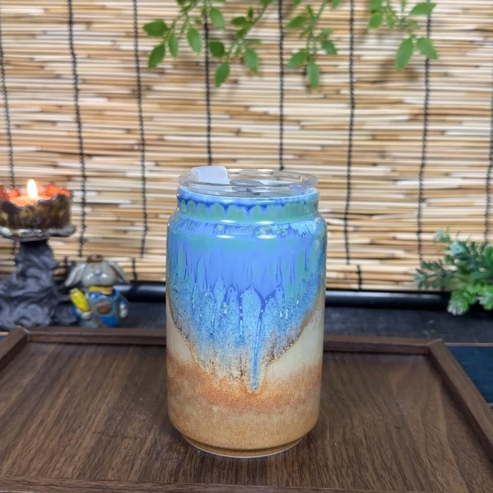陶瓷景德镇陶瓷高温颜色釉窑变咖啡杯随行杯
