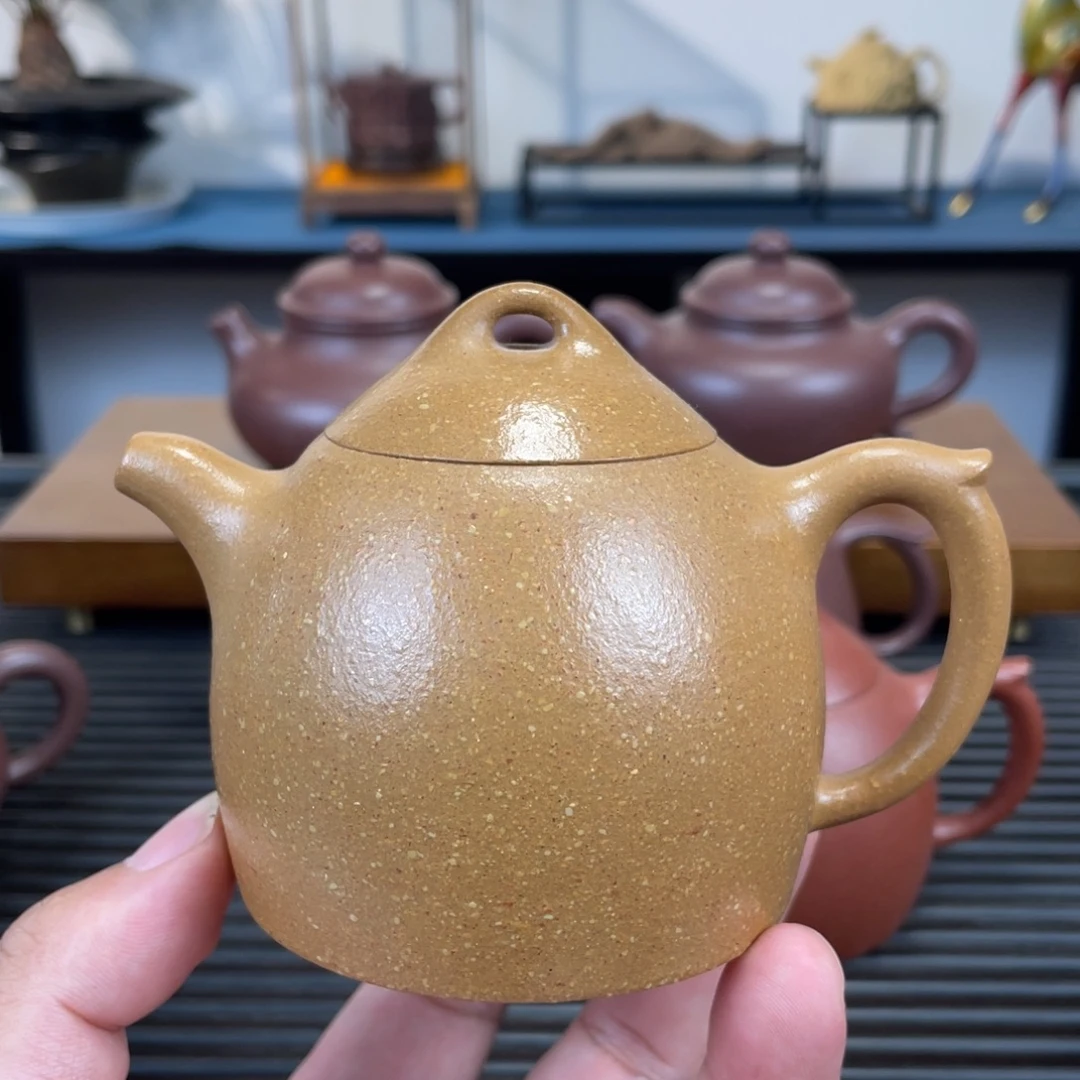 っ***潇茶壶紫砂黄降坡秦权200cc