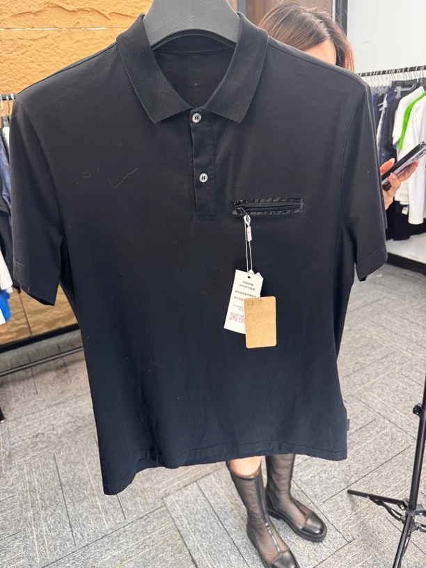99新 Prada/普拉达 Prada polo 黑色