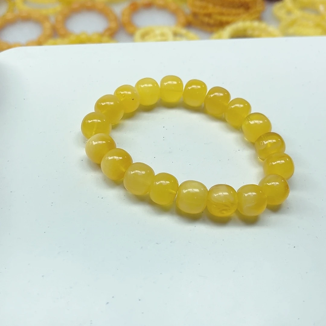 蜜蜡未镶嵌手串蜜蜡手串