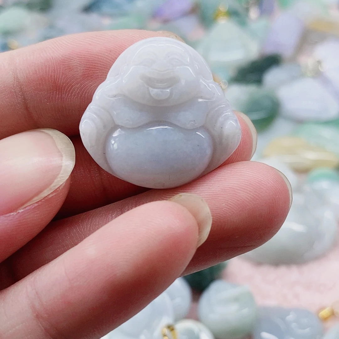 颈饰未镶嵌翡翠天然