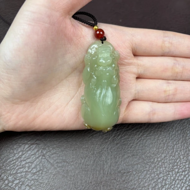 B0202和田玉龙财神2025113