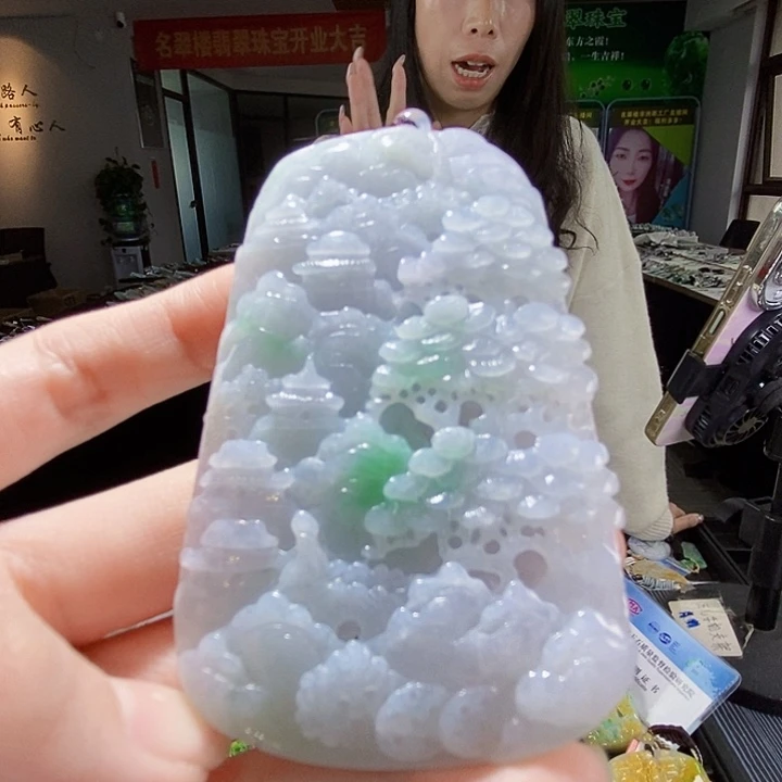 颈饰未镶嵌翡翠翡翠