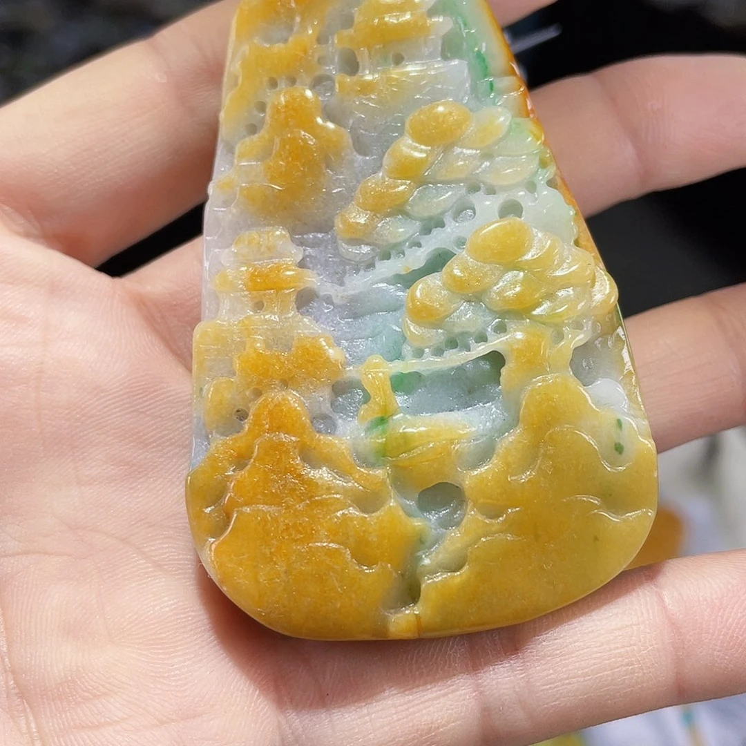 颈饰未镶嵌翡翠一