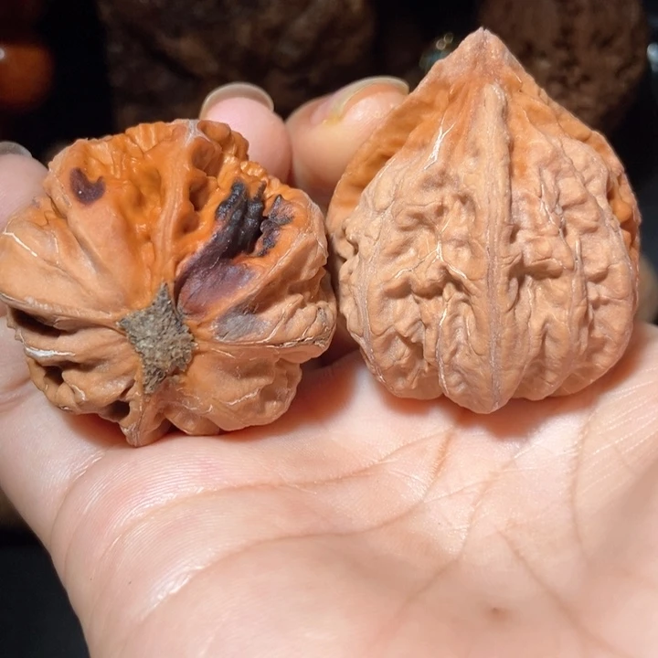 文玩核桃把件东北楸子小雪26