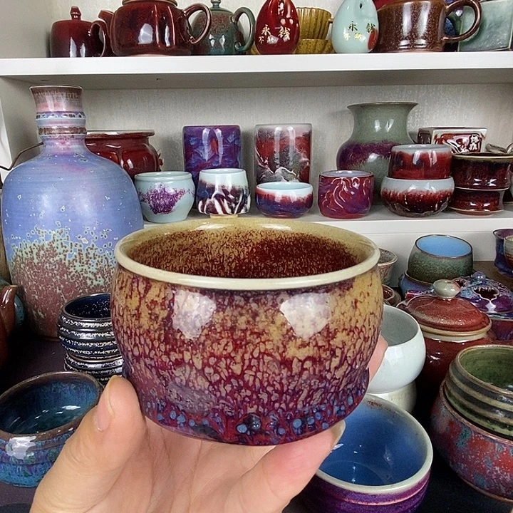 茶盏中国神后钧瓷茶具