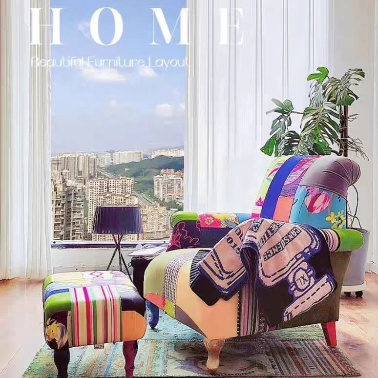 【ZC·宗宸家居】全新升级进口布艺单人沙发艺术客厅卧室布艺沙发