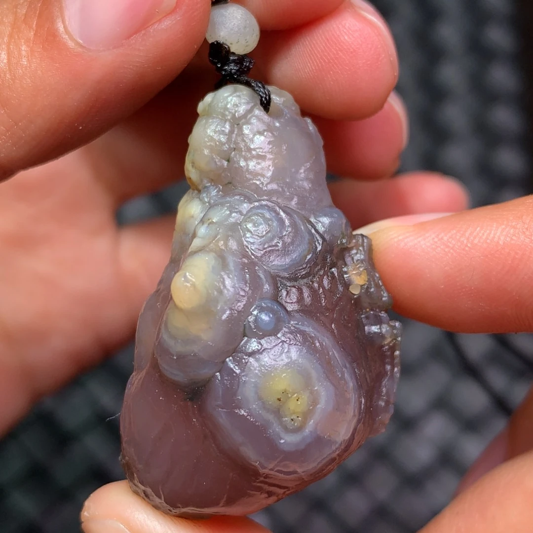 未镶嵌玛瑙/玉髓珠宝半成品