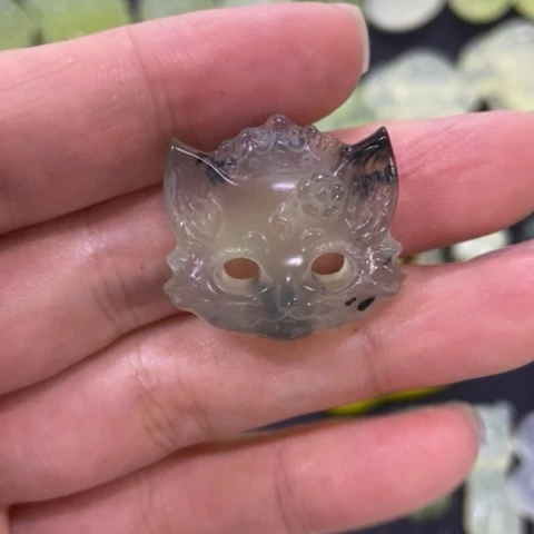 蛇纹石玉挂坠未镶嵌