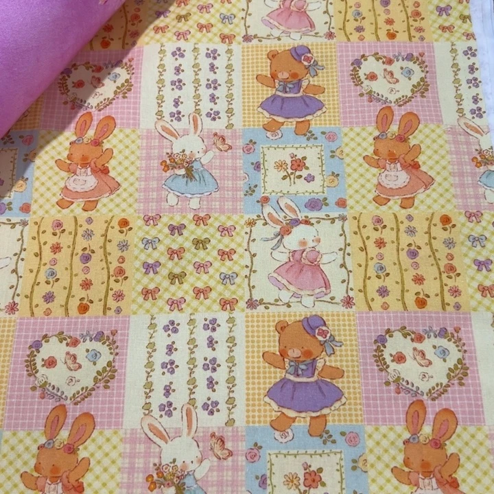 棉福袋一米纯棉平布1.1宽果子块20包邮