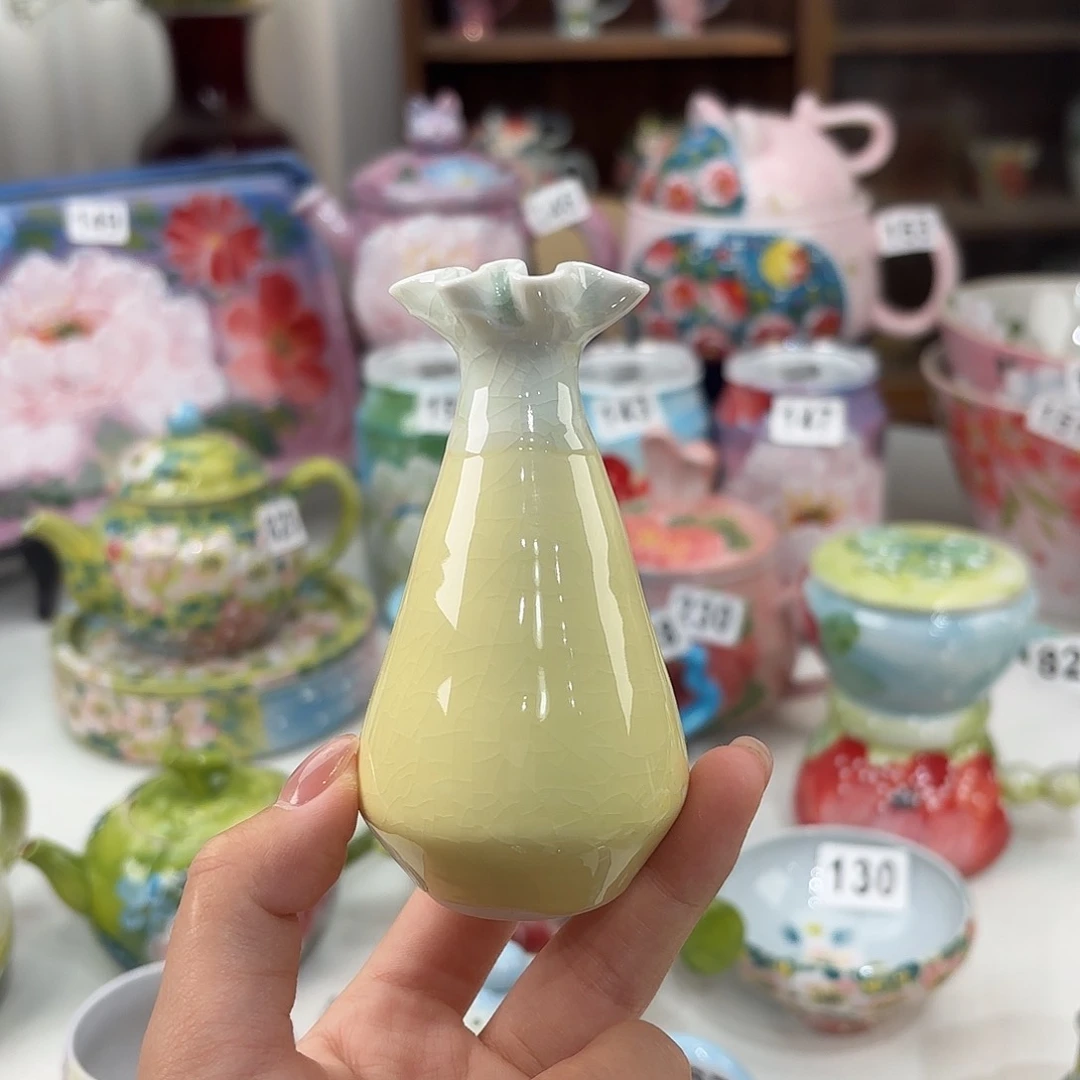 景德镇手绘高温釉下彩陶瓷茶具