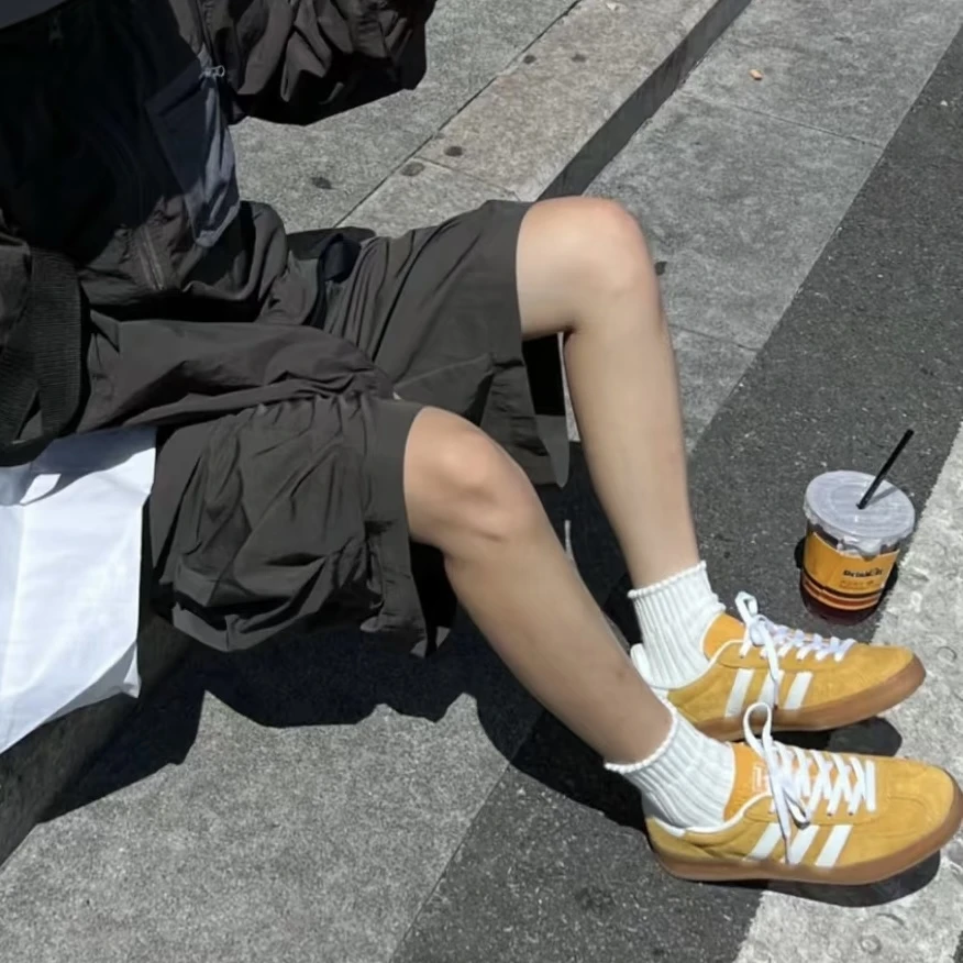 A小众ins千金风德训情侣款男女鞋2025春季夏季新款运动休闲板鞋XX