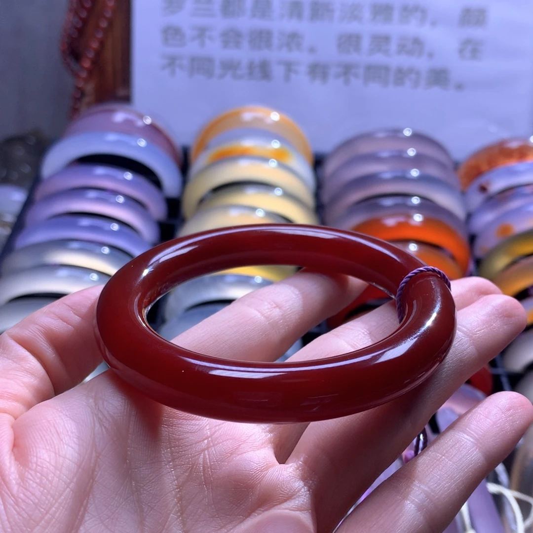 【闪购商品】玛瑙/玉髓手镯未镶嵌幸**远