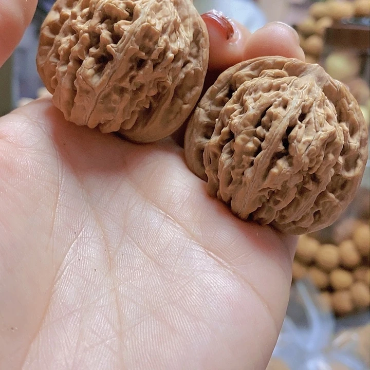 【闪购商品】文玩核桃把件41.5四座楼