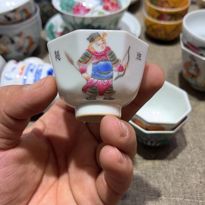 纯手绘精品盖碗杯
