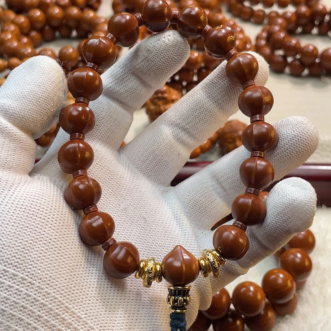 橄榄核手串/手链1.2小籽鲨鱼背一套