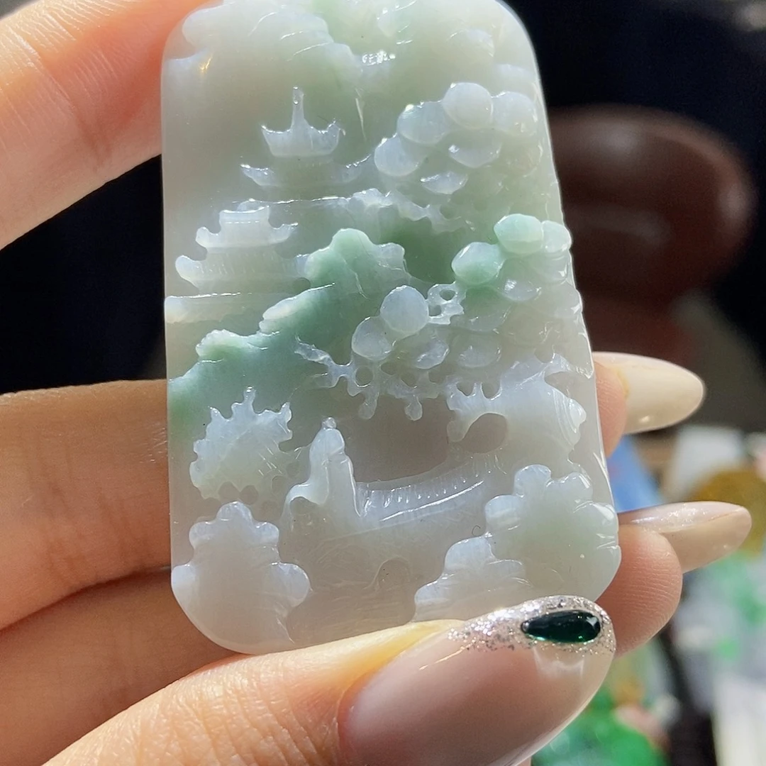 颈饰未镶嵌翡翠翡翠