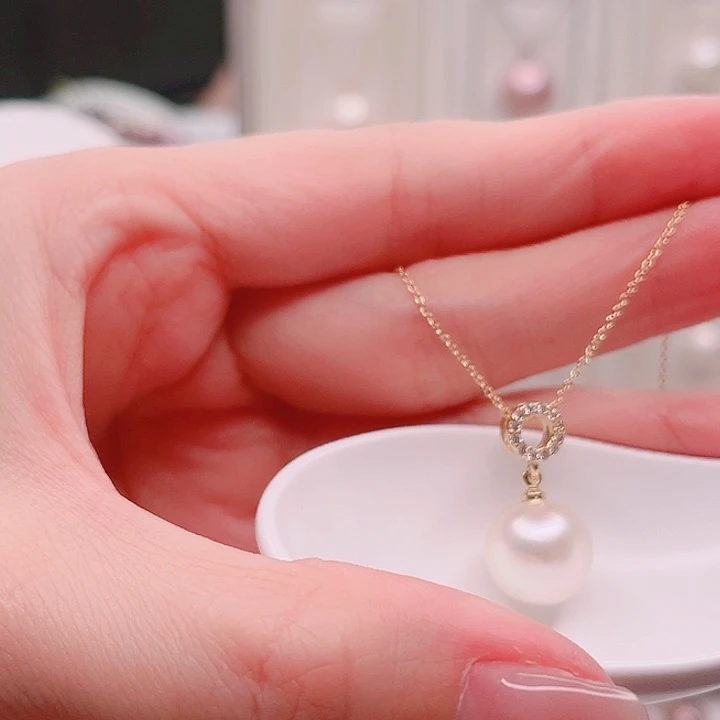 吊坠(赠链)淡水珍珠合金