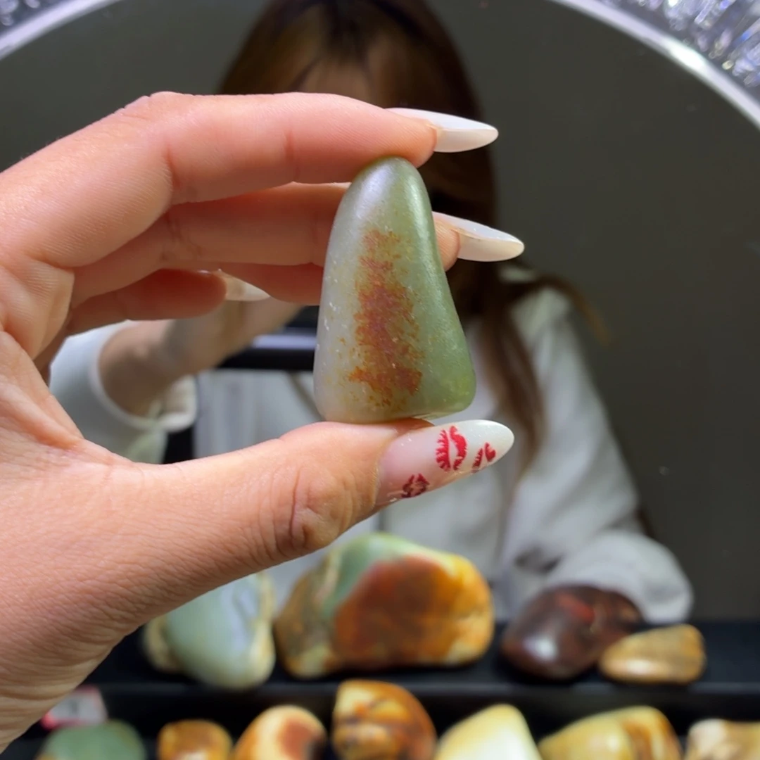 和田玉未镶嵌挂件32.6