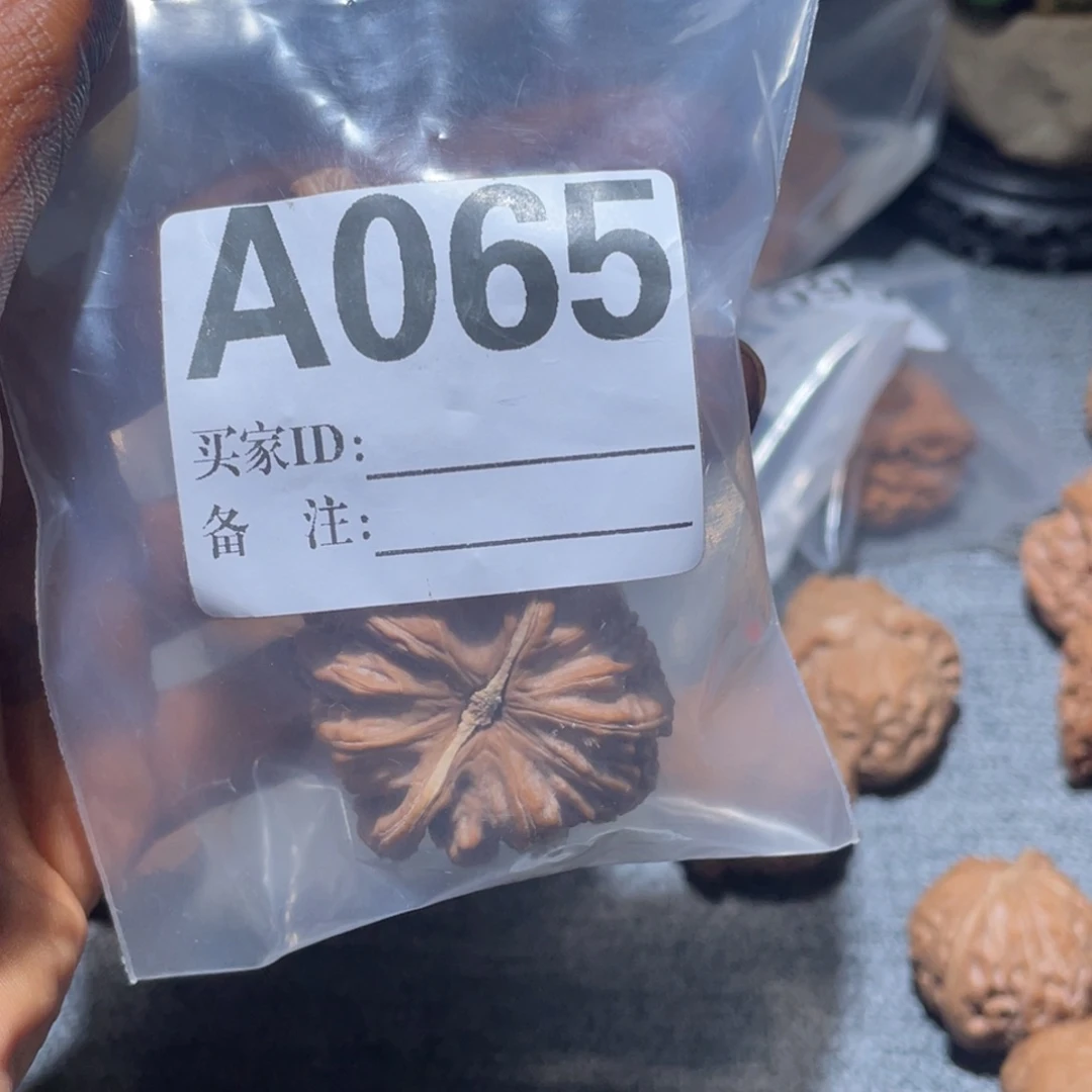 宝***缆把件文玩核桃a065白狮子全品