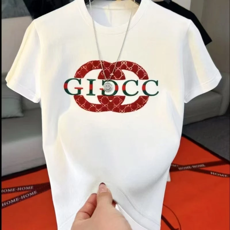 【一折粉丝福利】夏季潮牌男女同款百搭圆领T恤