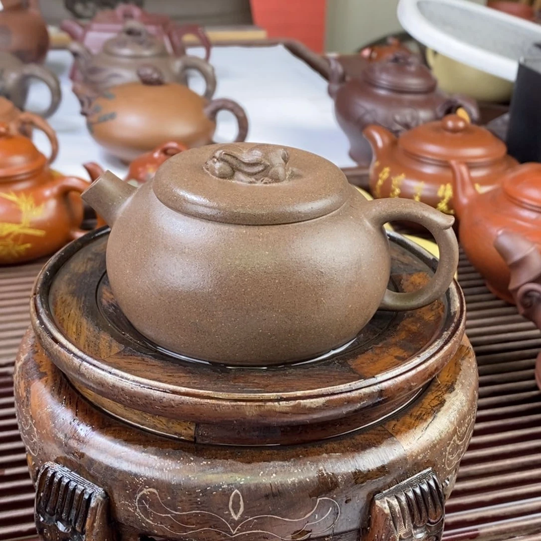 茶壶紫泥原矿手工157