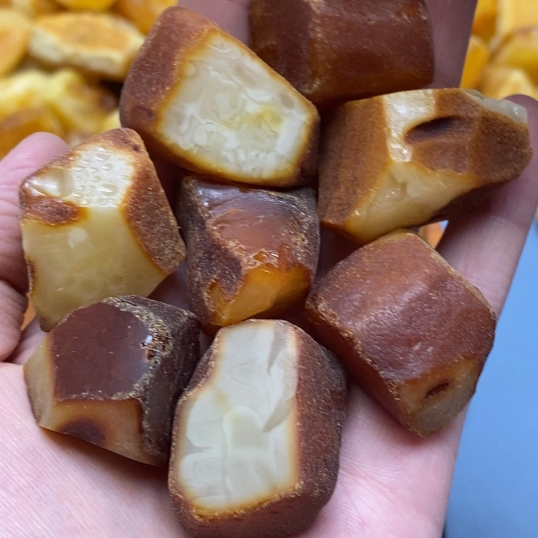 定制琥珀未镶嵌传世琥珀蜜蜡定制