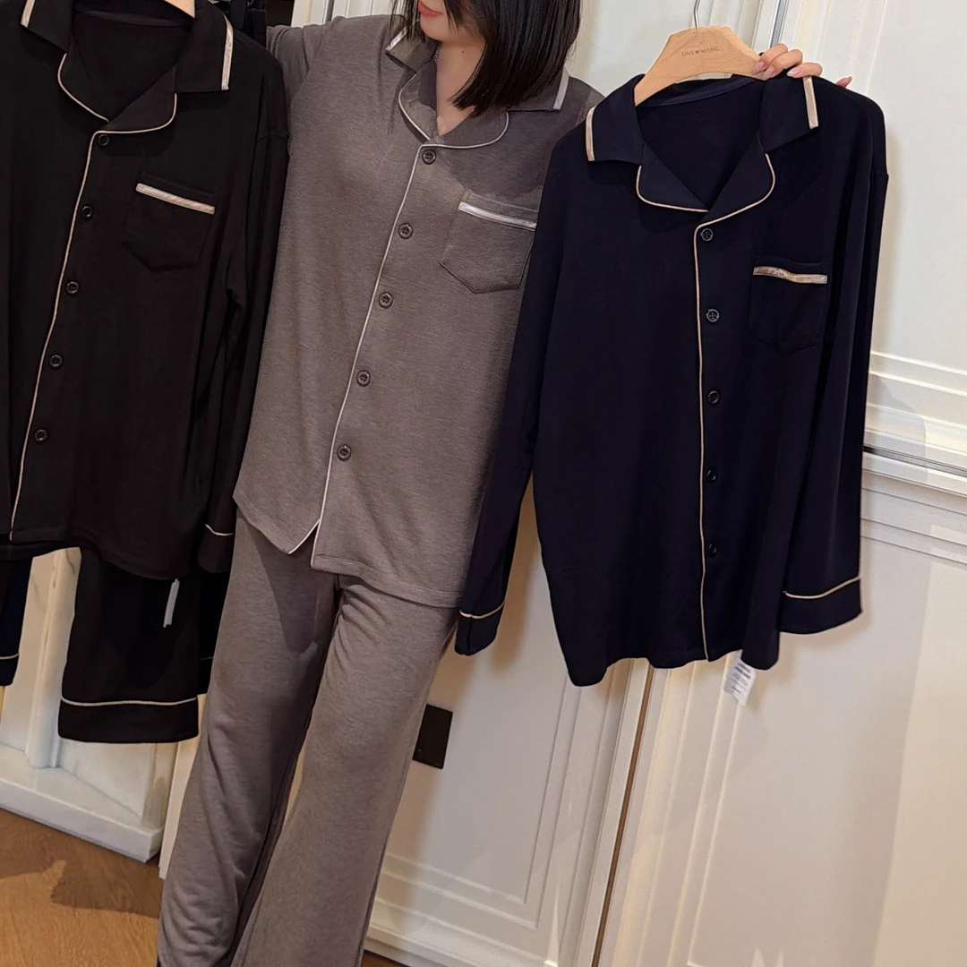 家属福利~ju保暖裸感透气休闲家居服套装！男款睡衣！