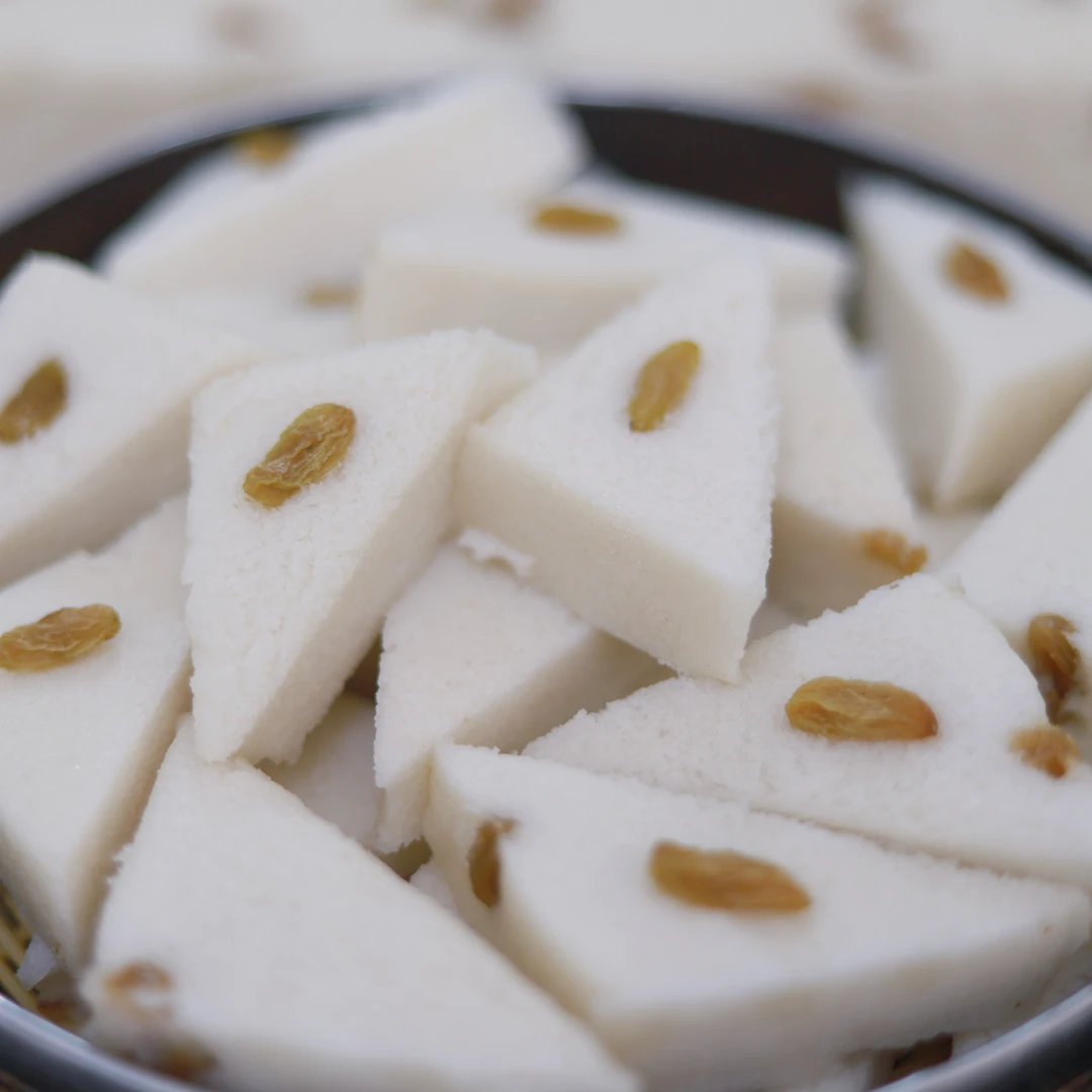 管三姐手工传统老发糕